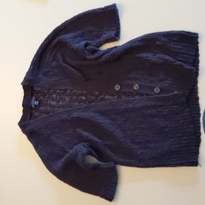 Gap short sleeved button cardigan